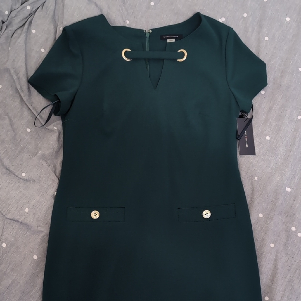 Tommy Hilfiger Green Dress